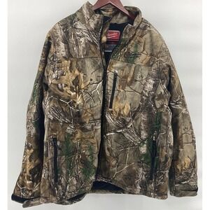 Milwaukee M12 Jacket Heat Gear Realtree Camo Size XL Hunting No Battery